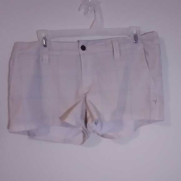 Hurley Phantom Board/Surf Shorts Beige/Blue Plaid - Picture 1 of 7
